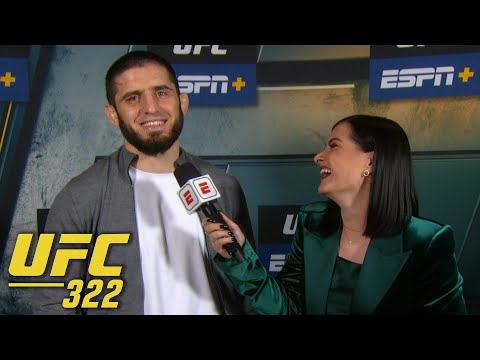 Islam Makhachev recaps UFC 322 win, says he’d do the same vs. other contenders | ESPN MMA