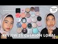 REVIEW SEMUA CUSHION LOKAL Looke Pixy Rabbit Habit Wardah Dll GIVEAWAY Zahrasalsa