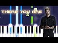 ZAYN - There You Are Piano Tutorial EASY (Piano Cover)