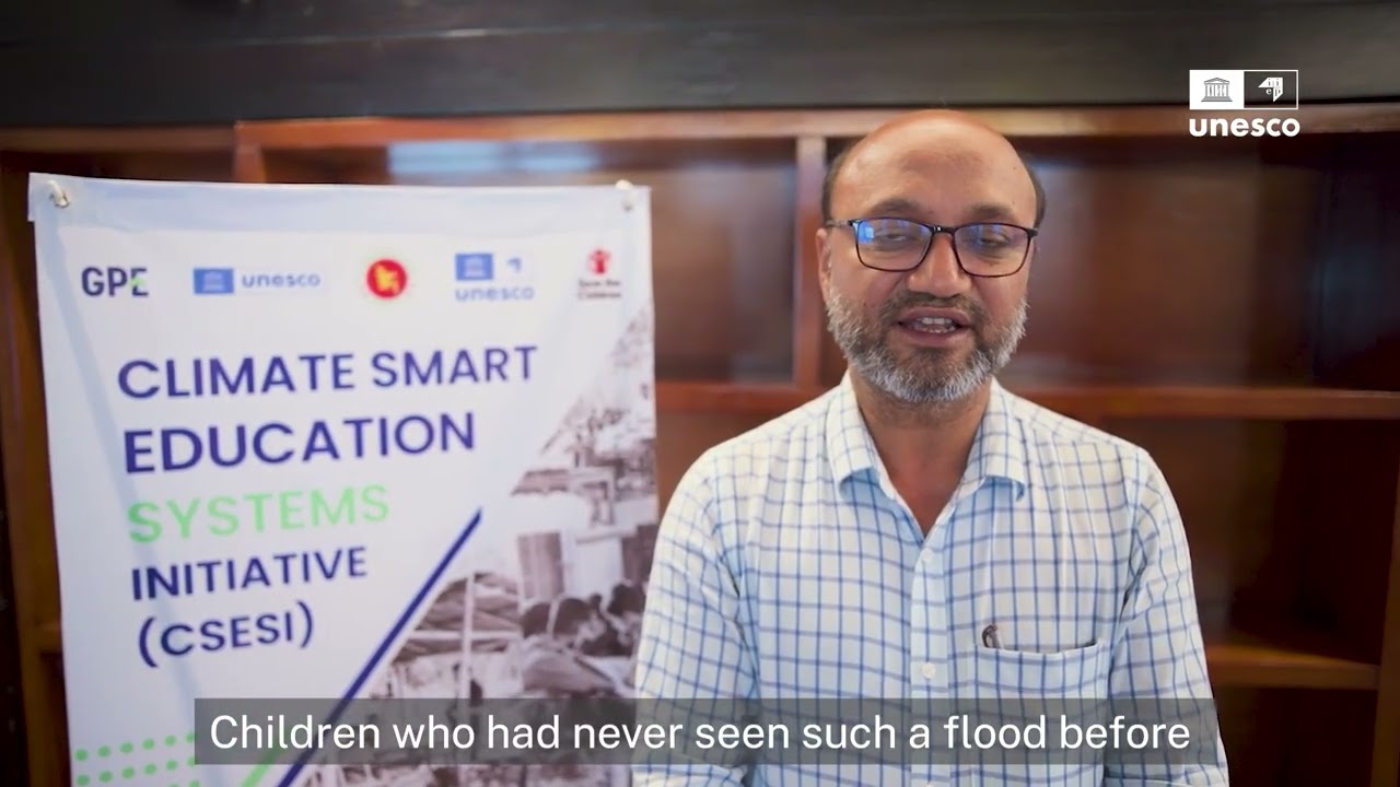Bangladesh: Q&A with Md. Mizanur Rahman on Climate change and education
