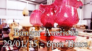 preview picture of video 'Bangor Auction Walk About 27/01/15 @ 6pm'