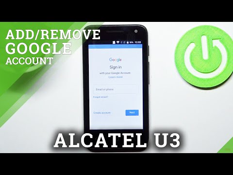 How to Remove Google Account from ALCATEL U3 – Delete Google User