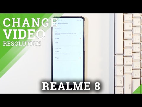 How to Change Video Resolution on REALME 8 - Enabling 4K