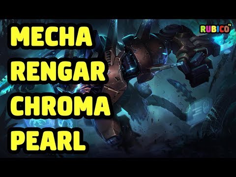 MECHA RENGAR CHROMA PEARL SKIN SPOTLIGHT - LEAGUE OF LEGENDS