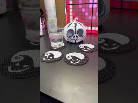 EPIC HALLOWEEN COASTER SET! #cool3dprints #3dprinting #3dprinted #3dprintlife #3dprinter #asmr #cool