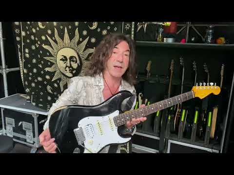 Stef Burns set up for Vasco Live 2024 …and Heroes & Monsters, Stef Burns League. @stefburnsguitar