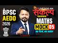 BPSC AEDO Maths Class Complete BPSC AEDO 2026 संकल्प Series 5 By Chandan Sir