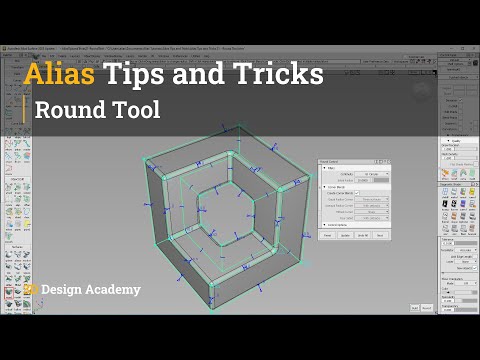 Alias Tips and Tricks 21 - Round Tool