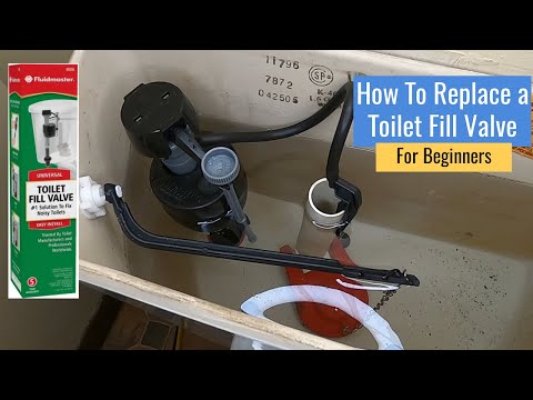 How to replace toilet fill valve - For Beginners