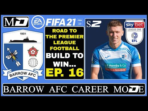 FIFA 21 BARROW AFC CAREER MODE | SUNDERLAND - EFL TROPHY |