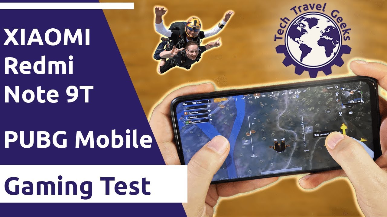XIAOMI Redmi Note 9T 5G - PUBG Mobile Gaming Test