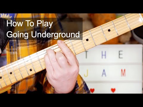 'Going Underground' The Jam Guitar Lesson