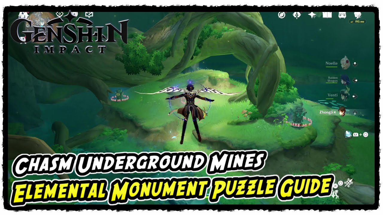 The Chasm Underground Mines Elemental Monument Puzzle Guide Genshin Impact Shriveled Seed