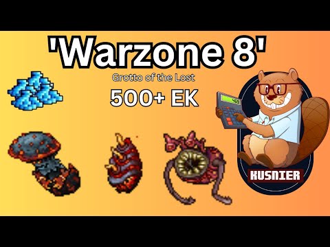 Warzone 8 (Grotto of the Lost) | 2kk/h profit | 500+ EK | Tibia