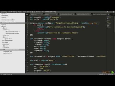 Learning Node js Adding Configuration | packtpub com
