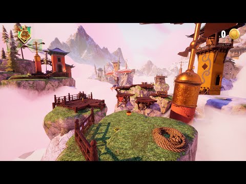 Chickenhare and the treasure of Spiking-beard Gameplay 🐔 PS5 - 3 character platformer