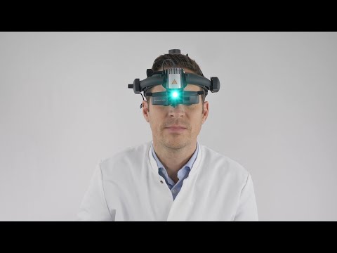 HEINE OMEGA 500  Indirect Ophthalmoscope — Handling