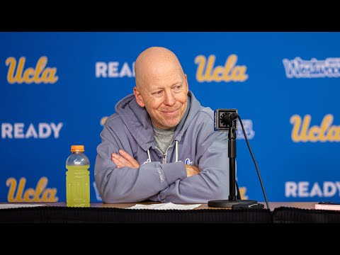 UCLA M. Basketball Postgame - Coach Cronin, vs. Michigan State (Feb. 4, 2025)