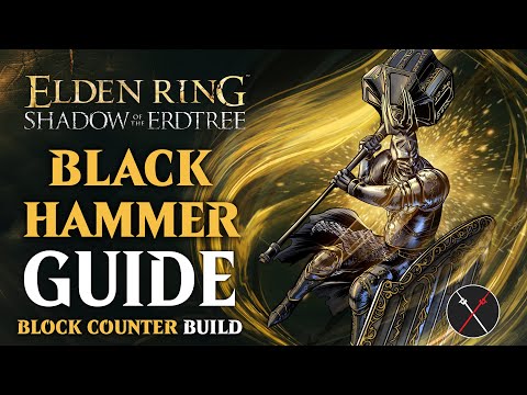 Black Steel Greathammer Build - Black Hammer Shadow of the Erdtree Build (Elden Ring Build)