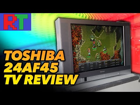 The Most Dangerous CRT in Retro 📺 Toshiba 24AF45 Deep Dive