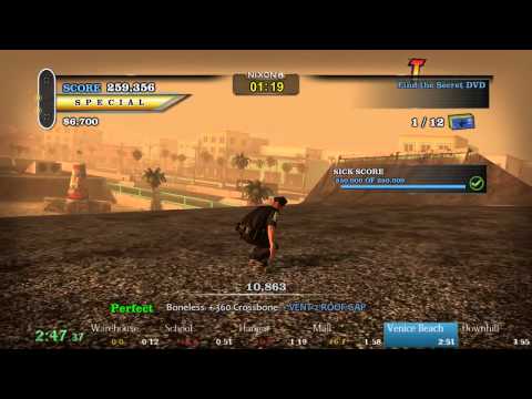 Tony Hawk's Pro Skater HD Any% Speedrun (4:06)
