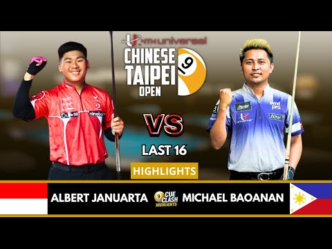 Michael Baoanan VS Albert Januarta | Last 16 | 2026 Chinese Taipei Open Pool #highlights