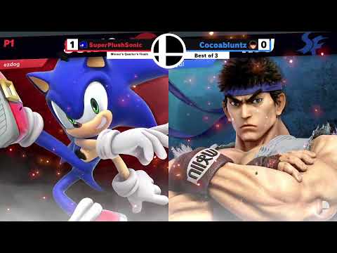 Smash at UC Davis #10 Winner's Quarters - SuperPlushSonic (Sonic) Vs. Cocoabluntz (Ryu)