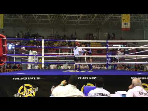 Cto de España 2016 Low-kick femenino -48 kg - Andalucía vs Cataluña