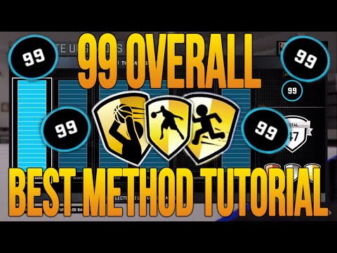 CRAZY NBA 2K16 99 OVERALL METHOD *TUTORIAL*  | FAST & EASY  ( @JJ2K )