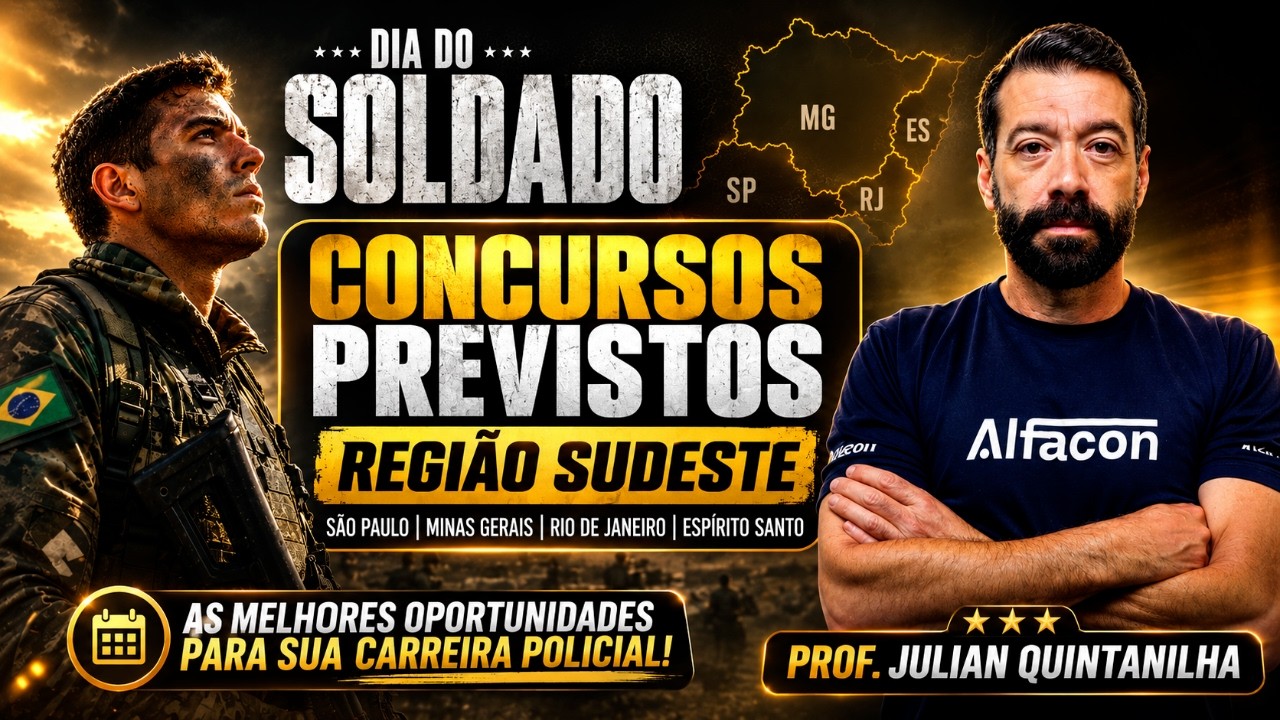 Concursos Previstos no Sudeste 2026: Oportunidades na Carreira Policial