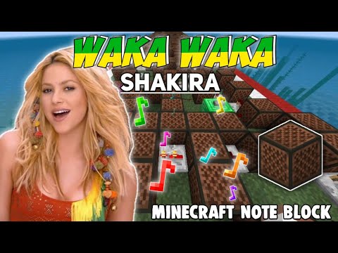 Shakira - Waka Waka (FIFA 2010 Song) Minecraft Note Block Version