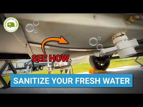 The Best Way to Sanitize Your RV Fresh Water System