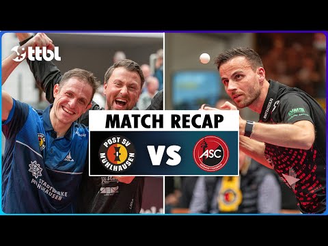 MÜHLHAUSEN vs. GRÜNWETTERSBACH (Tischtennis Bundesliga Recap) | 2024 Matchday 8