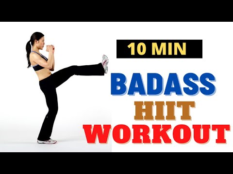 20 MIN BADASS HIIT - sweaty workout to Hip Hop Music #Shorts