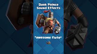Clash Royale - All Dark Prince sound effects #clashroyale #supercell #darkprince