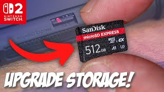 How to Upgrade Your Nintendo Switch 2 microSD Express Card - Easy Card Swap Tutorial!