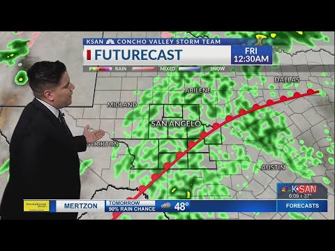 KSAN Storm Team 6pm forecast update - Thursday January 16, 2020