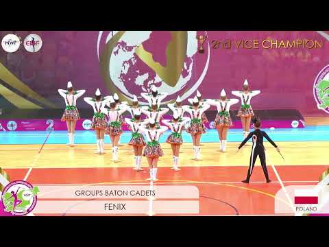 MWF/ 🏆 EUROPEAN 2nd VICE CHAMPION 2023. 🏆GROUPS BATON CADETS / FENIX  - PL