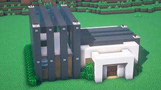 Minecraft: How to build a Modern Survival House | Tutorial