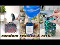 ASMR 1Hour ⏳ Random Restock and Refill Organizing TikTok Compilation ✨
