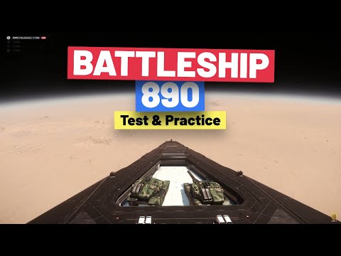 "Space Battleship 890" - Testing & Practice: The Best Use For Your 890 Jump | Star Citizen 4.3 [4k]