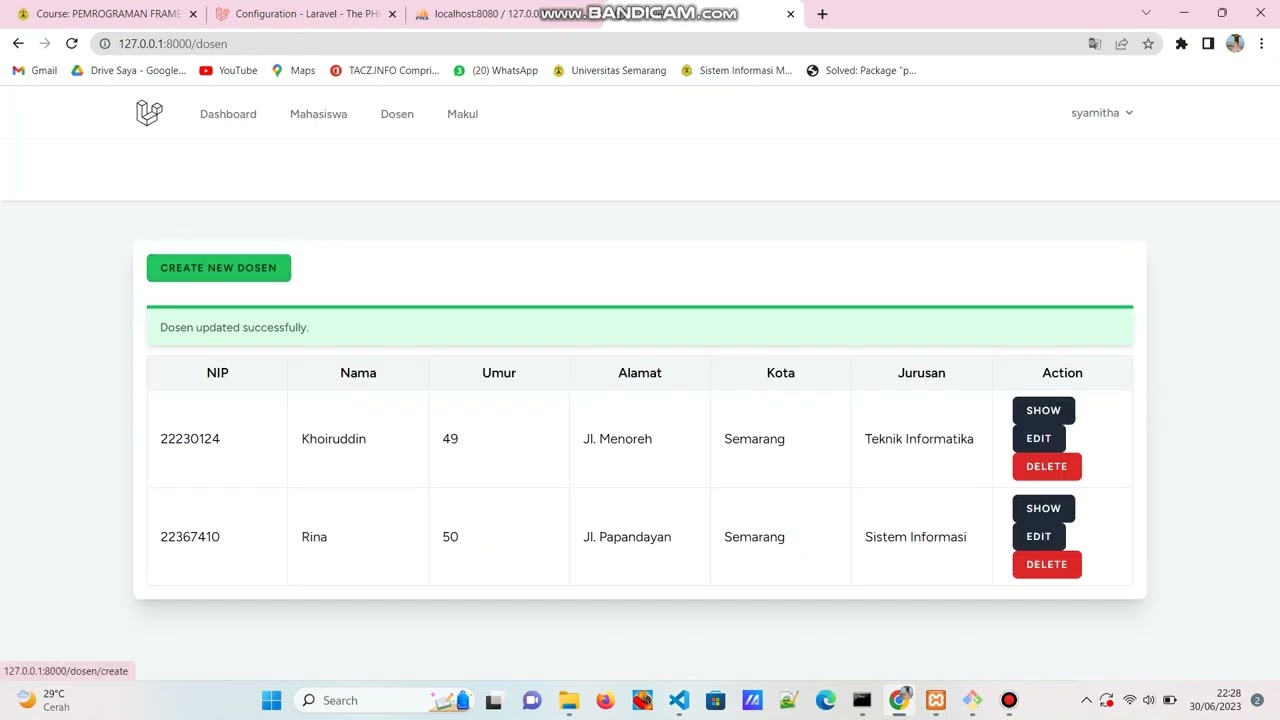 Tugas Akhir Framework - Syamitha Aulia - G.231.20.0173