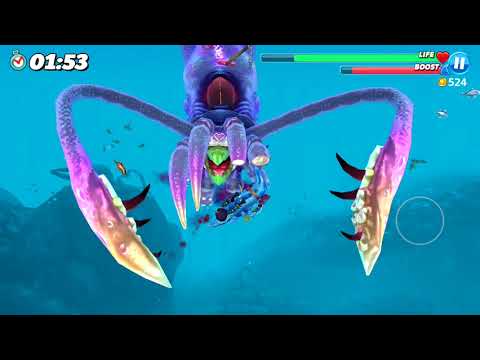 BOSS BATTLE using Witch Doctor Staff Live Contest - Hungry Shark World