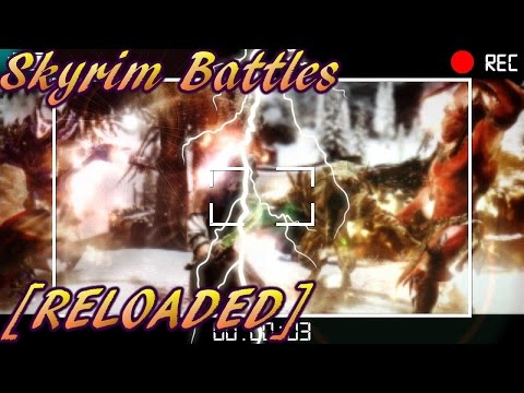 Skyrim Battles - Arkay & Julianos vs Mehrunes Dagon & The Daedric Warrior [RELOADED]