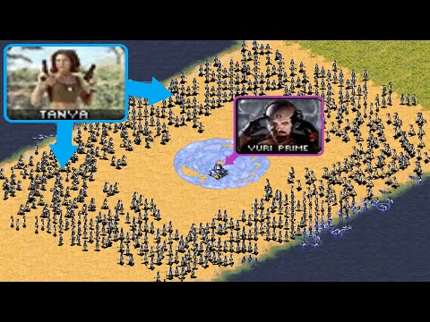 Yuri Prime IFV surrounded by Tanya - Red Alert 2