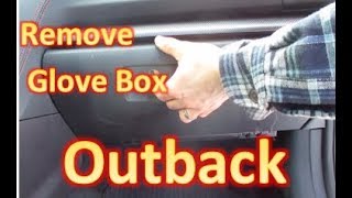 *Remove GLOVE BOX * Subaru Outback 2010-2022 GloveBox How to Removal Repair Replace fix