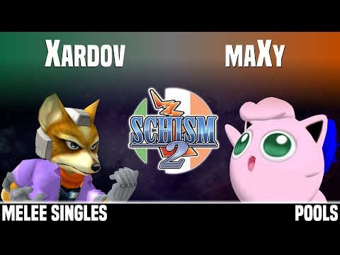 Schism 2 - Xardov (Fox) vs maXy (Jigglypuff) - MELEE SINGLES - POOLS