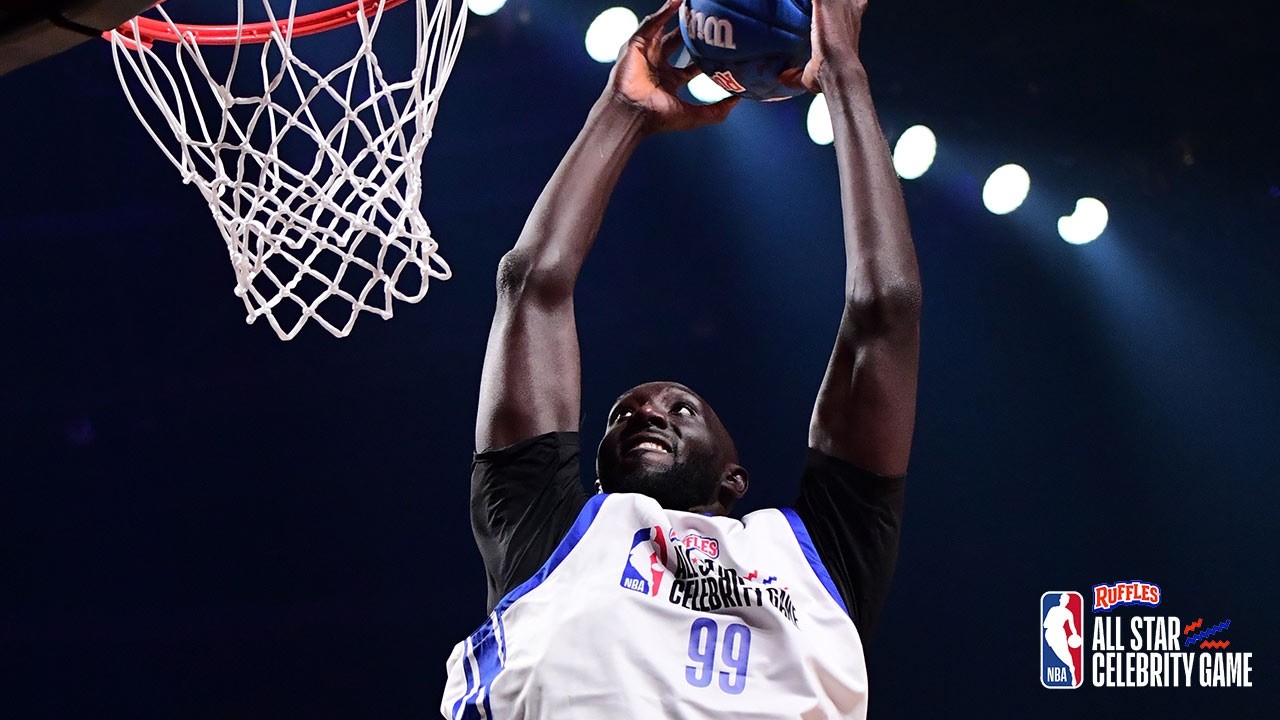 Tacko Fall alley-oop mirrors 2011 Miami Heat LeBron-Wade lob off glass🔥|  NBA on ESPN