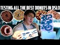 FINDING THE BEST DONUTS IN OSLO | Most Popular Donuts In Oslo Taste Test & Review
