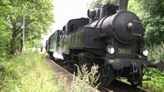 preview picture of video 'Historicky vlak - Nostalgia - Brestovec 2010 (28. 8.)'